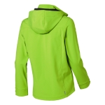 Softshell jas met capuchon voor dames, polyester 300 g/m2 Elevate Life derde weergave achterkant