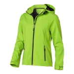 Softshell jas met capuchon voor dames, polyester 300 g/m2 Elevate Life