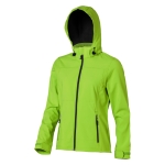 Softshell jas met capuchon voor dames, polyester 300 g/m2 Elevate Life vierde weergave