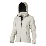 Softshell jas met capuchon voor dames, polyester 300 g/m2 Elevate Life