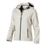 Softshell jas met capuchon voor dames, polyester 300 g/m2 Elevate Life