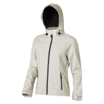 Softshell jas met capuchon voor dames, polyester 300 g/m2 Elevate Life vierde weergave