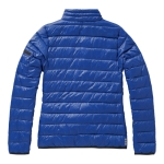 Nylon donsjas met logo voor dames Elevate Life 115g/m2 20T kleur blauw