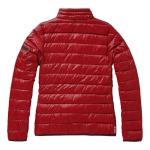 Nylon donsjas met logo voor dames Elevate Life 115g/m2 20T kleur rood