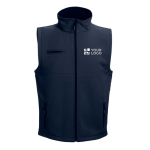 Softshell bodywarmer van polyester en elastaan ​​280 g/m2 THC Baku met afdrukgebied