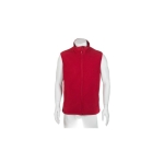 Kleurrijke ademende softshell bodywarmer MKT Balmax kleur rood derde weergave