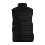 Promotionele waterdichte softshell en polyester bodywarmer MKT Bordy kleur zwart