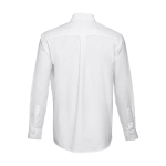 Herenoverhemd met logo van katoen en polyester Oxford 130 g/m2 THC Tokyo kleur wit tweede weergave