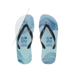 Slippers met logo of ontwerp voor het strand maat 36 -39 Beach Sublim weergave met bedrukking