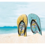 Strandslippers personaliseren eigen design maat 40-43 Beach Sublim kleur zwart derde sfeervolle weergave 2