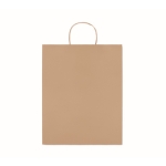 Grote papieren zakken bedrukken 90 g/m2 Retail Large kleur beige tweede weergave