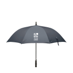 Elegante bedrukte stormparaplu Ø116 Windproof weergave met bedrukking