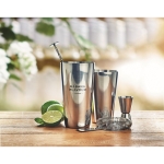 Stalen cocktailset met shaker van 750 ml Sommelier kleur glanzend zilver sfeervolle hoofdweergave