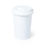 Koffiebeker zonder BPA composteerbaar 450ml Takeaway Safe kleur wit  negende weergave