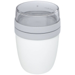 Lunchpot met vakken 700ml MEPAL Ellipse Breakfast kleur wit tweede weergave voorkant