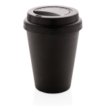 Dubbelwandig plastic koffiebeker 300ml Takeaway Daily kleur zwart