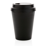 Dubbelwandig plastic koffiebeker 300ml Takeaway Daily kleur zwart tweede weergave