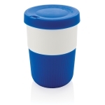 Duurzame PLA grote koffiebeker personaliseren 380ml Funny kleur blauw