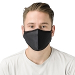 Mondmasker met logo Comfort kleur zwart derde weergave