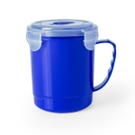 Bakje voor vloeistoffen met logo 710ml Tupper Liquidos kleur blauw