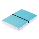 Gekleurde softcover notitieboekjes personaliseren A5 Flexi Colors kleur blauw tweede weergave