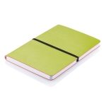 Gekleurde softcover notitieboekjes personaliseren A5 Flexi Colors kleur groen tweede weergave