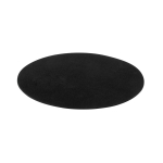 Antislip polyester muismat met logo Round Colors kleur zwart  negende weergave