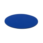 Antislip polyester muismat met logo Round Colors kleur blauw  negende weergave