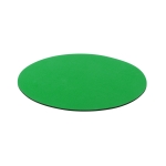 Antislip polyester muismat met logo Round Colors kleur groen  negende weergave