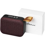 Aanpasbare stoffen speakers met ingebouwde microfoon Fashion kleur bordeaux tweede weergave voorkant