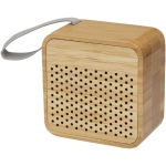 Vierkante bamboe houten speakers voor merchandising Bee kleur hout tweede weergave