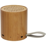 Bamboe bluetooth speaker in gerecylced doosje Tube kleur hout tweede weergave