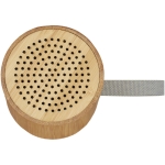 Bamboe bluetooth speaker in gerecylced doosje Tube kleur hout derde weergave