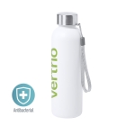 Antibacteriële drinkflessen bedrukken 600ml Elegant White tweede weergave