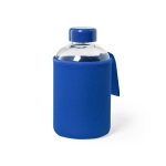 Glazen flessen bedrukken met softshell-dop 600ml Softshell kleur blauw  negende weergave