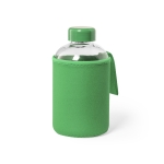 Glazen flessen bedrukken met softshell-dop 600ml Softshell kleur groen  negende weergave