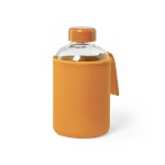 Glazen flessen bedrukken met softshell-dop 600ml Softshell kleur oranje  negende weergave