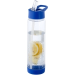 Tritan fles met rietje en fruitinfuser 740ml TuttiFrutti kleur blauw