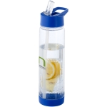 Tritan fles met rietje en fruitinfuser 740ml TuttiFrutti kleur blauw weergave tampondruk