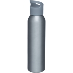 Aluminium bidon bedrukken of graveren 650ml Vibrant kleur grijs tweede weergave voorkant