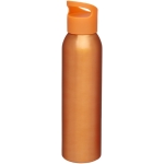 Aluminium bidon bedrukken of graveren 650ml Vibrant kleur oranje tweede weergave voorkant