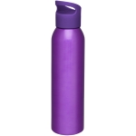 Aluminium bidon bedrukken of graveren 650ml Vibrant kleur paars tweede weergave voorkant