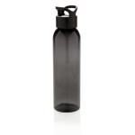 BPA-vrije plastic fles personaliseren met logo 650ml Luxe kleur zwart