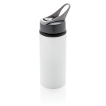 BPA-vrije aluminium waterfles bedrukken met tuit 800ml Alu Sport XL kleur wit