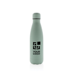 Stalen thermosflessen 500ml Lifestyle Premium kleur mintgroen met afdrukgebied