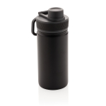 Sportfles met thermosfunctie en matte afwerking 550ml Power kleur zwart