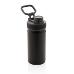 Sportfles met thermosfunctie en matte afwerking 550ml Power kleur zwart tweede weergave