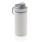 Sportfles met thermosfunctie en matte afwerking 550ml Power kleur wit