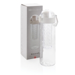 Tritan waterfles met fruitinfuser 700ml Fruit Flavours kleur wit weergave met doos