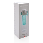 Tritan waterfles met fruitinfuser 700ml Fruit Flavours kleur turkoois tweede weergave met doos